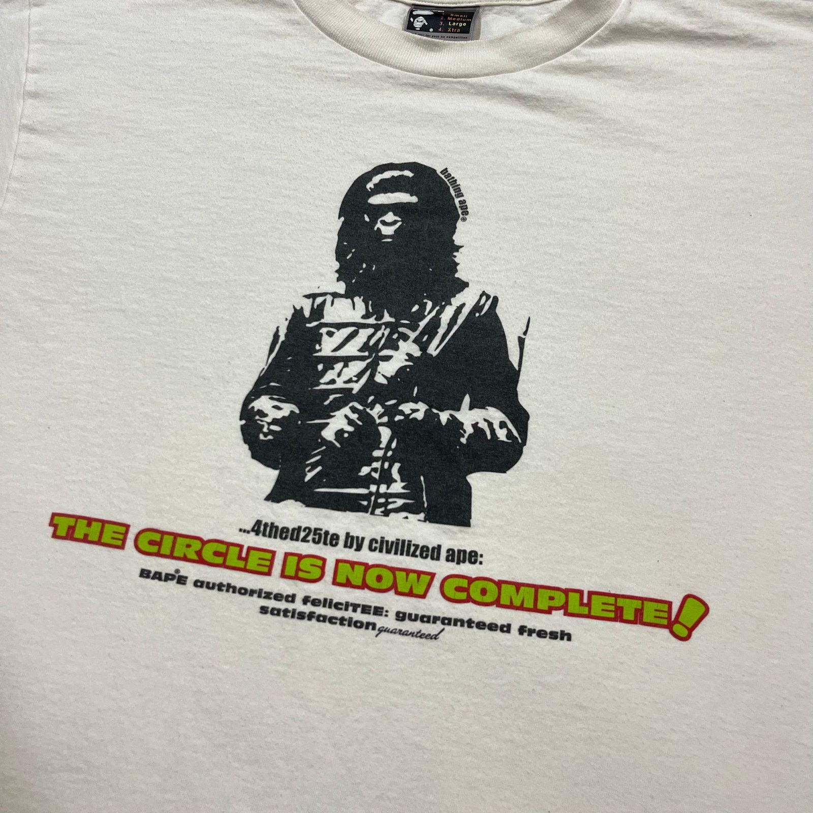 Bape × Nigo Authentic Bape 2000's The Circle Is Now Complete Tee L Size US L / EU 52-54 / 3 - 2 Thumbnail