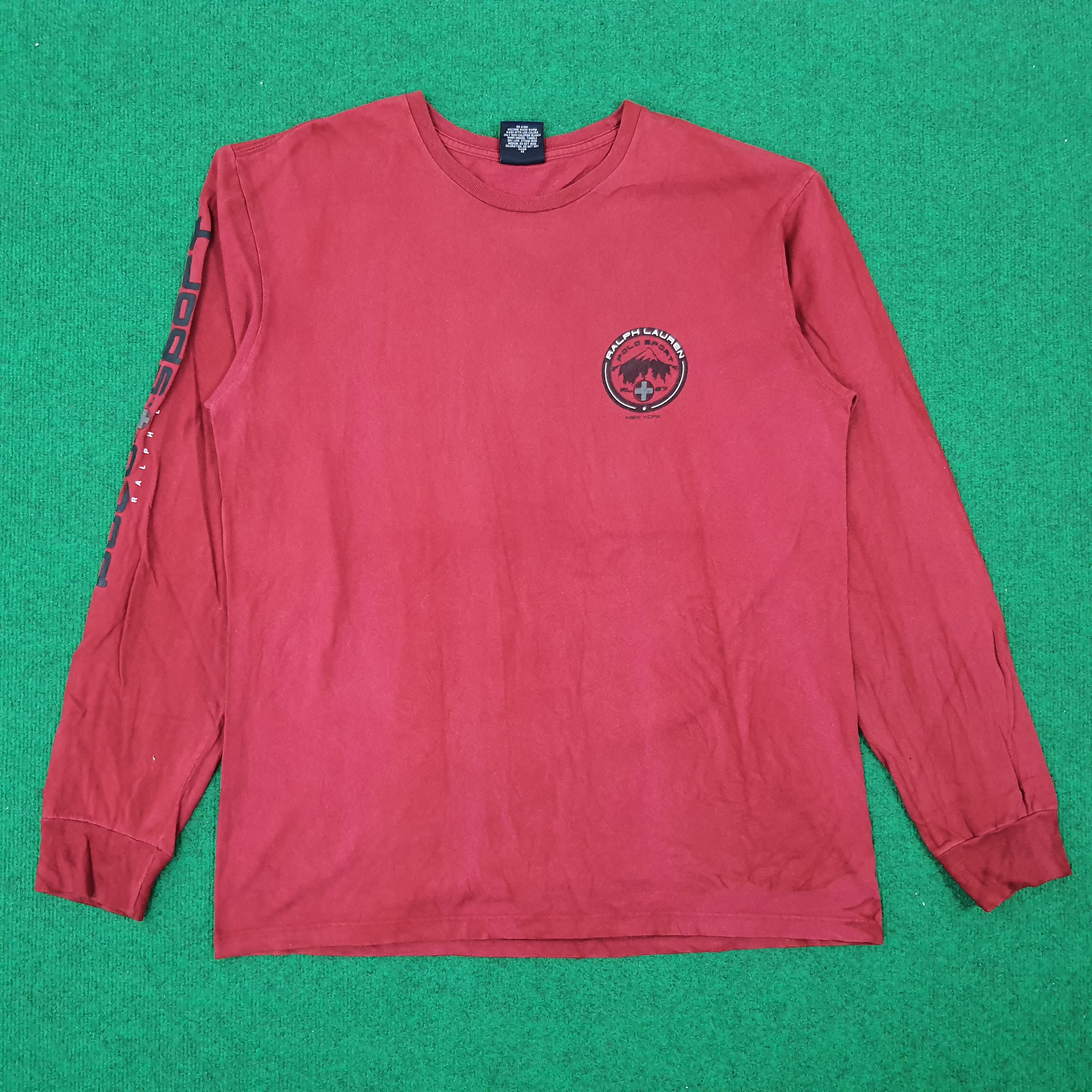 Polo Ralph Lauren × Vintage Vintage Polo Sport Ralph Lauren Long Sleeve Tshirt Size US L / EU 52-54 / 3 - 1 Thumbnail