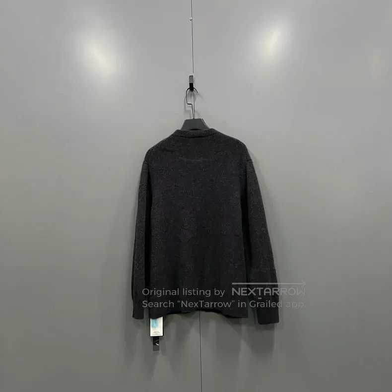 Givenchy Givenchy Black and Grey Embroidered Logo Knitwear XXL Size Size US XXL / EU 58 / 5 - 2 Thumbnail