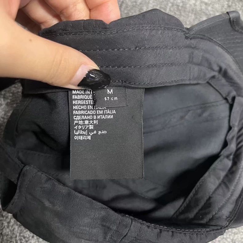 Balenciaga Balenciaga Black Embroidered Baseball Cap-2506 Size ONE SIZE - 4 Thumbnail