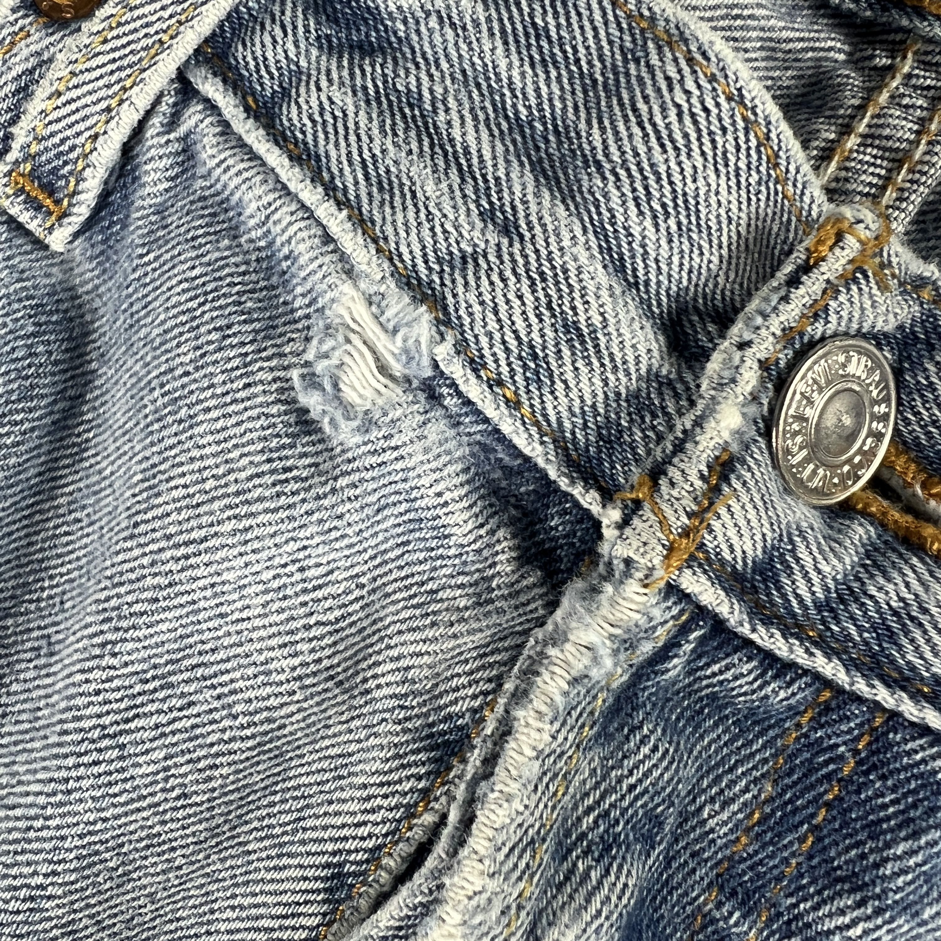 Levi's × Vintage Y2K Levi's Jeans 501 XX Original Straight Blue Faded Denim Size US 34 / EU 50 - 2 Thumbnail