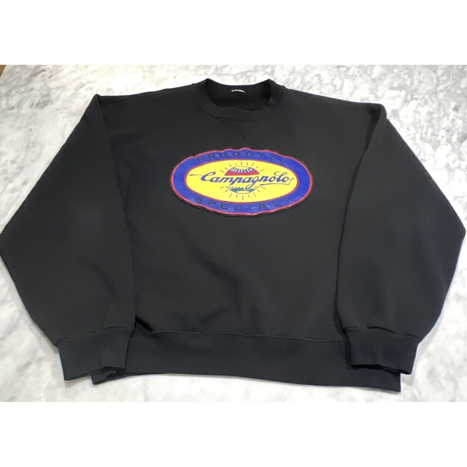 Vintage VINTAGE Campagnolo Sweatshirt Men’s 2XL Black Cycling 90s Graphic Print Pullover Shirt Mens Size US XXL / EU 58 / 5 - 2 Thumbnail