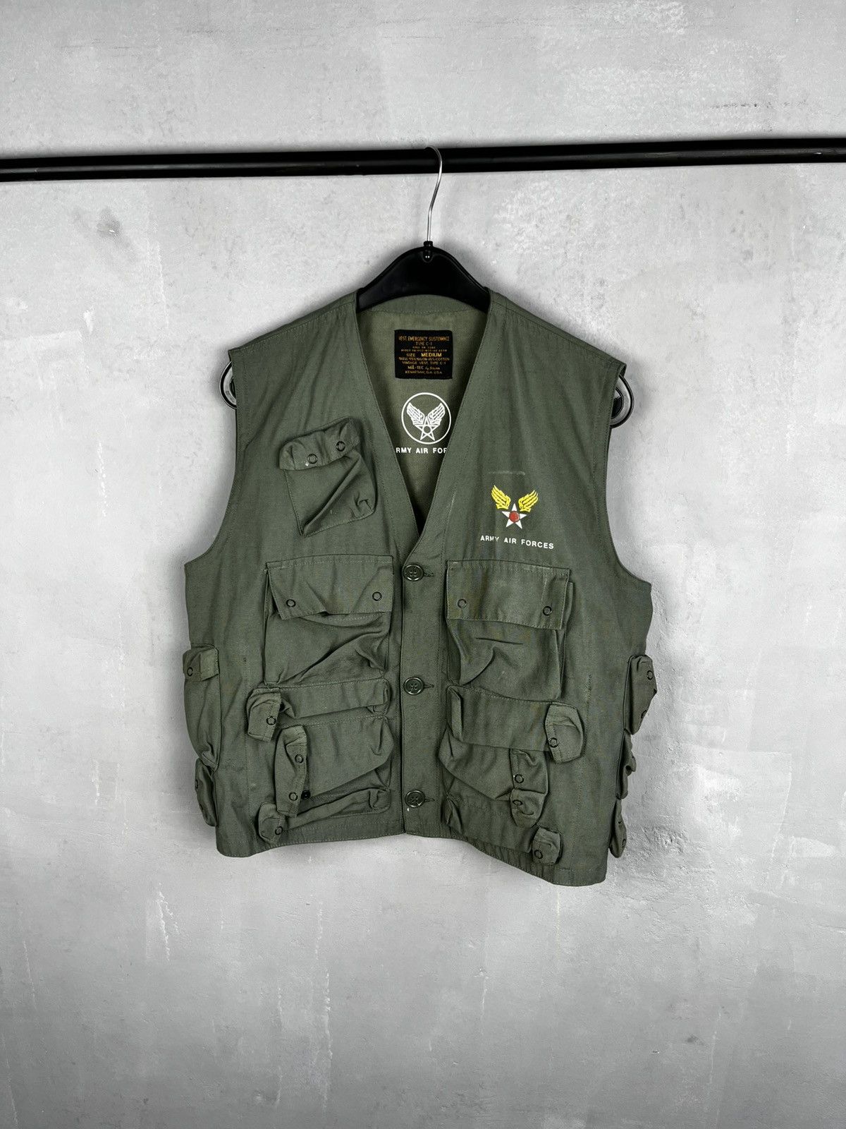 Vintage True vintage Military Emergency Sustenance Utility Vest Size US M / EU 48-50 / 2 - 1 Thumbnail