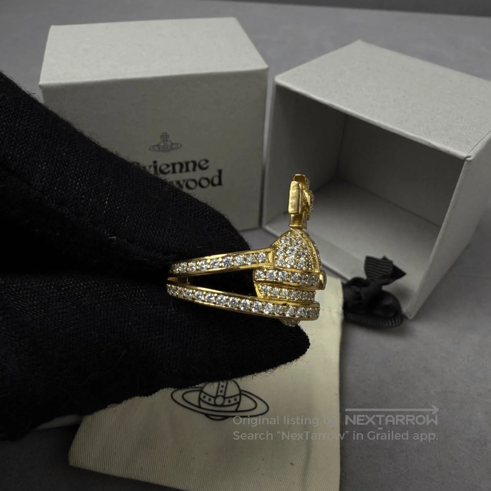 Vivienne Westwood Vivian Westwood Saturn Diamond Ring L. Size ONE SIZE - 4 Thumbnail