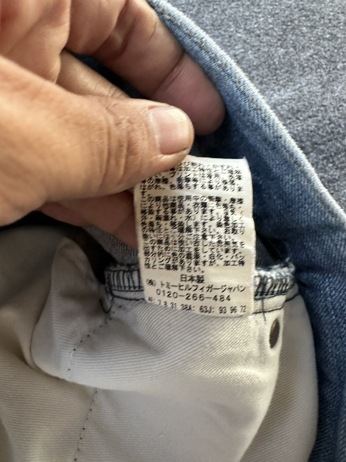 Tommy Hilfiger Tommy Hilfiger Light Blue Faded Washed Denim D175 Size US 31 - 14 Thumbnail