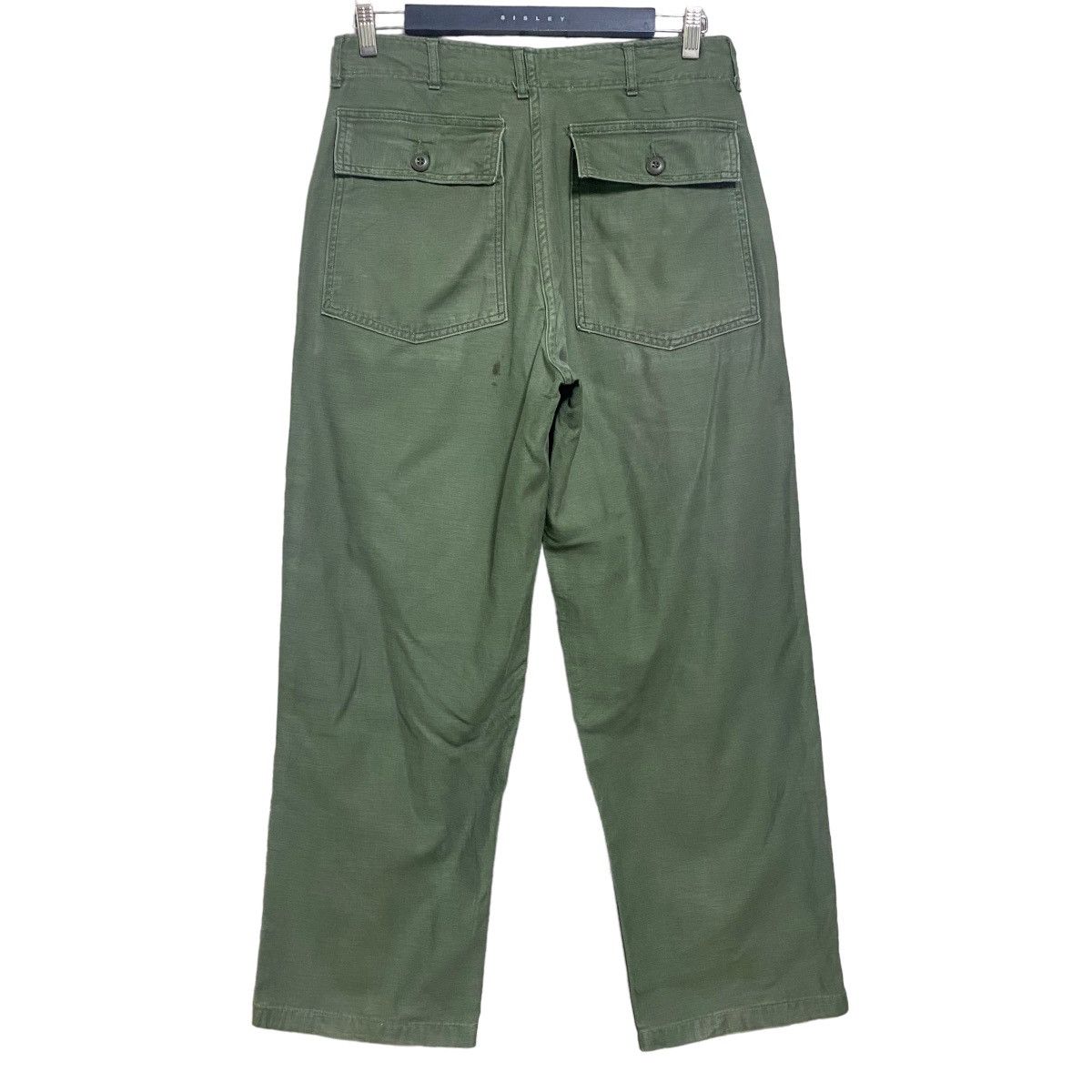 Vintage Vintage 60s US Army Fatigue Pants Og107 Sateen Size US 31 - 1 Thumbnail