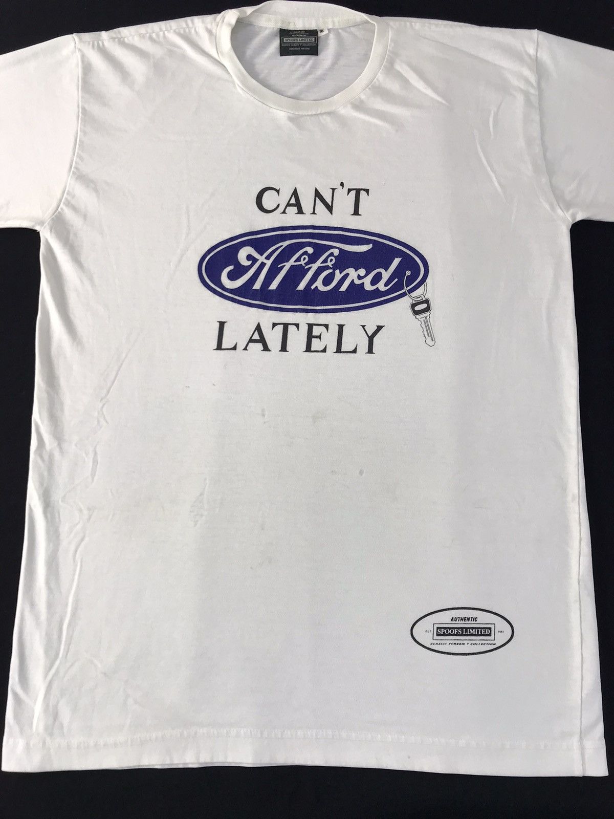 Japanese Brand Spoofs Limited Cannot Afford Lately Ford Font Style Size US M / EU 48-50 / 2 - 3 Thumbnail