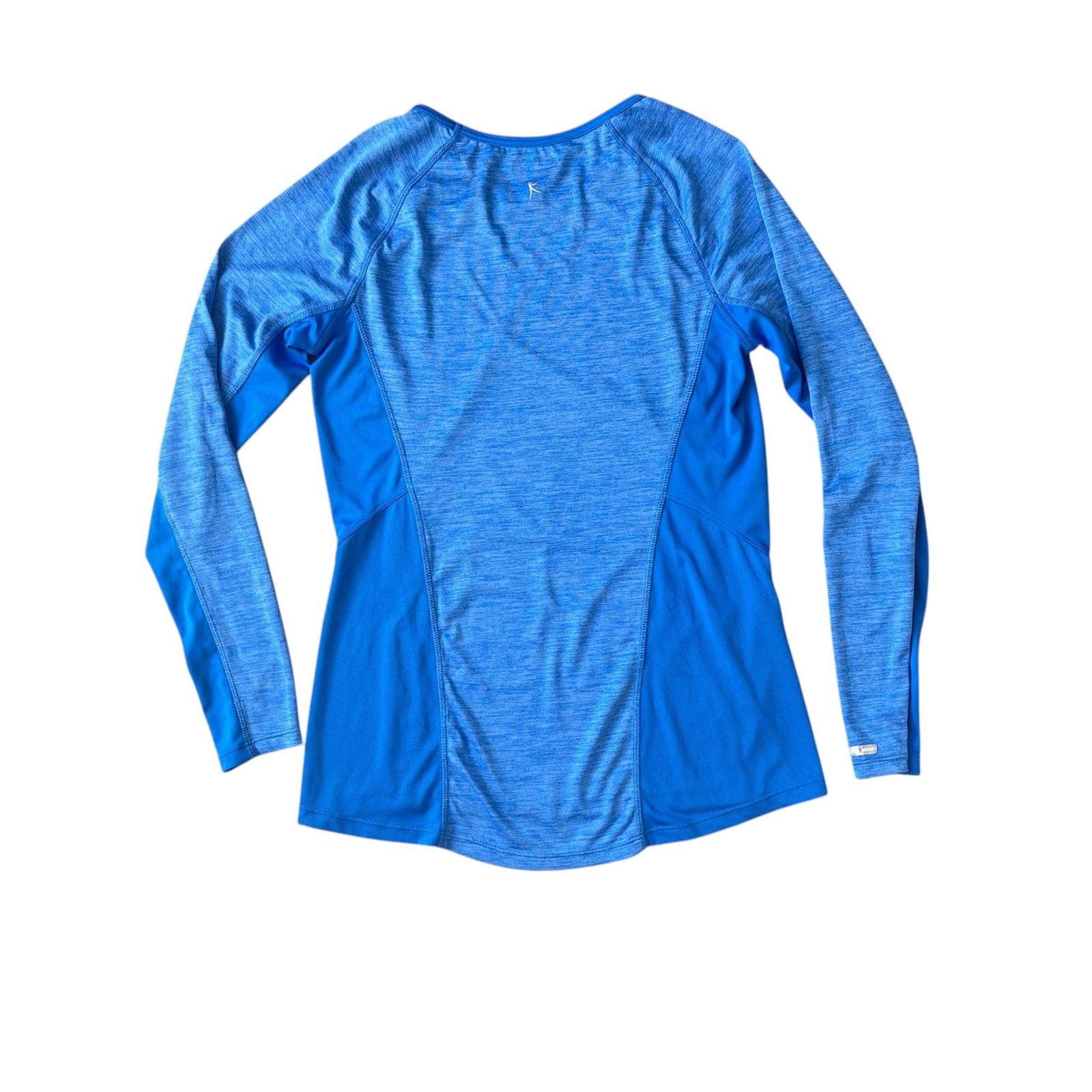 Other Danskin Now Fitted Long Sleeve Blue Activewear Workout Shirt Size S / US 4 / IT 40 - 4 Thumbnail