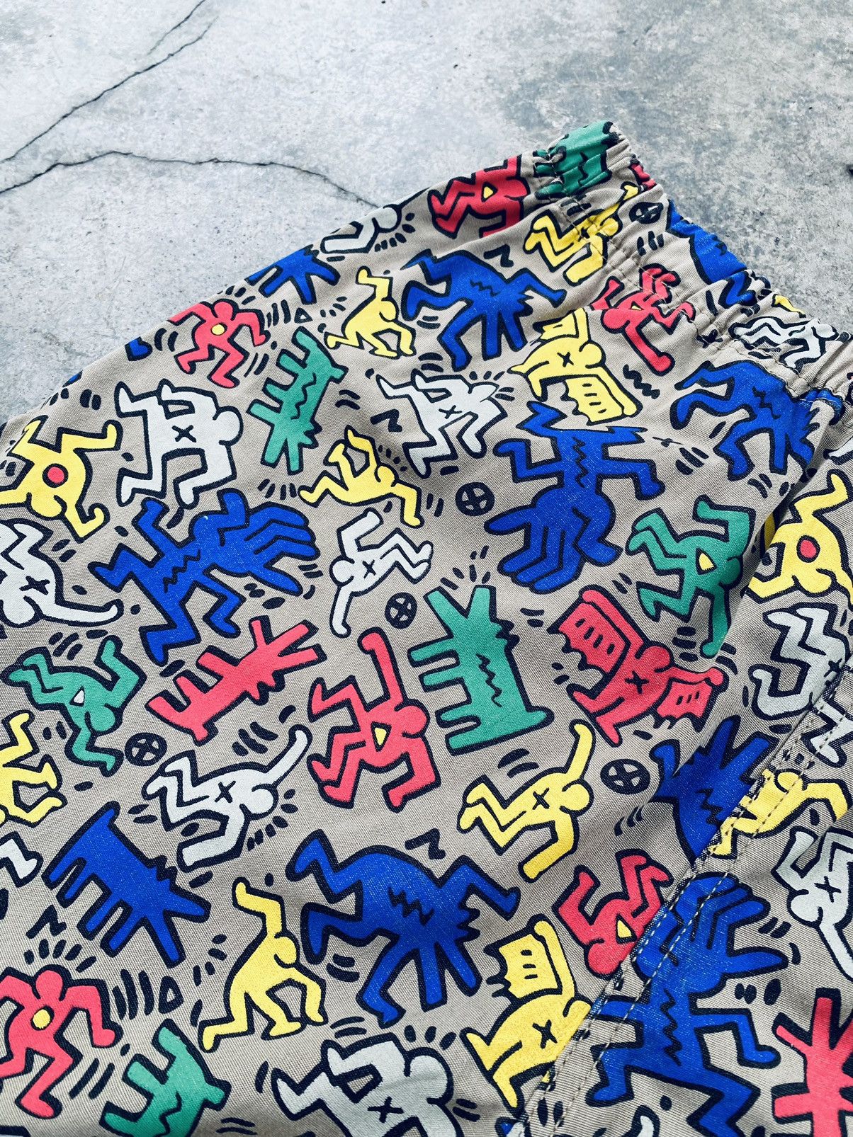 Keith Haring Vintage Y2k Gramicci Keith Haring Pop Art Jorts Pants Size US 30 / EU 46 - 16 Thumbnail