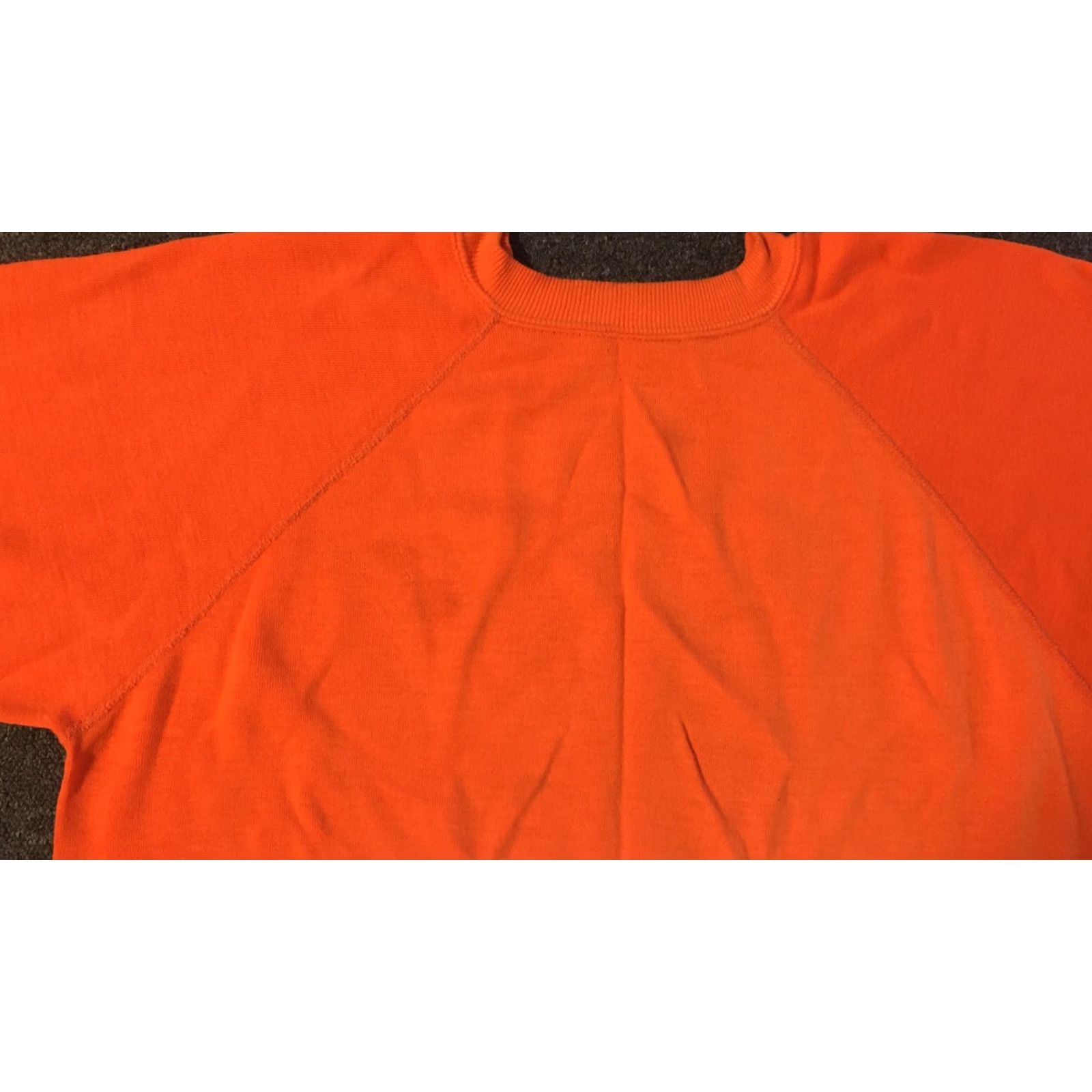 Vintage VINTAGE 80s Faded Sweatshirt L USA Orange Pullover Hoodie Men Vintage American Size US L / EU 52-54 / 3 - 4 Thumbnail