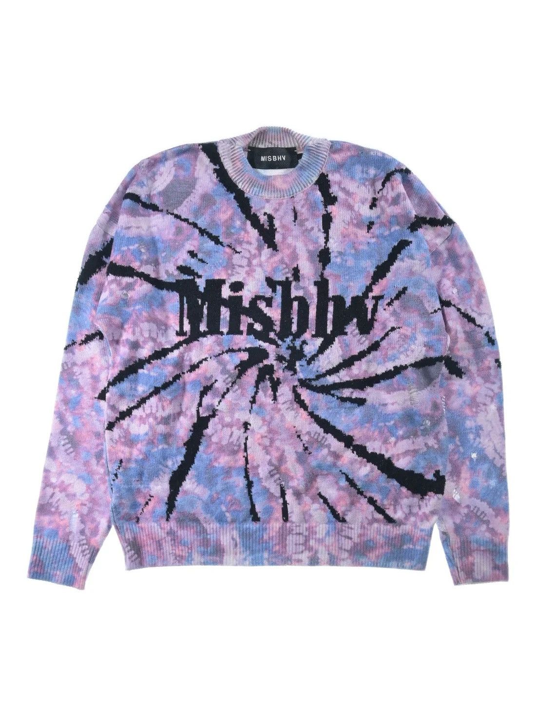 Misbhv Misbhv psychedelic sweater with holes size S Size US S / EU 44-46 / 1 - 1 Thumbnail