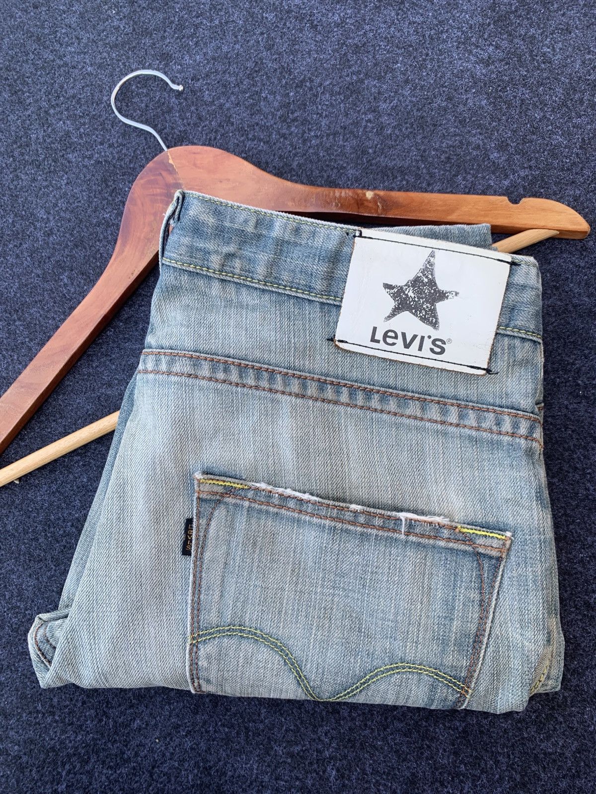 Levi's Vintage Clothing VINTAGE LEVI'S BLACK STAR RARE JEANS. Size US 32 / EU 48 - 13 Thumbnail