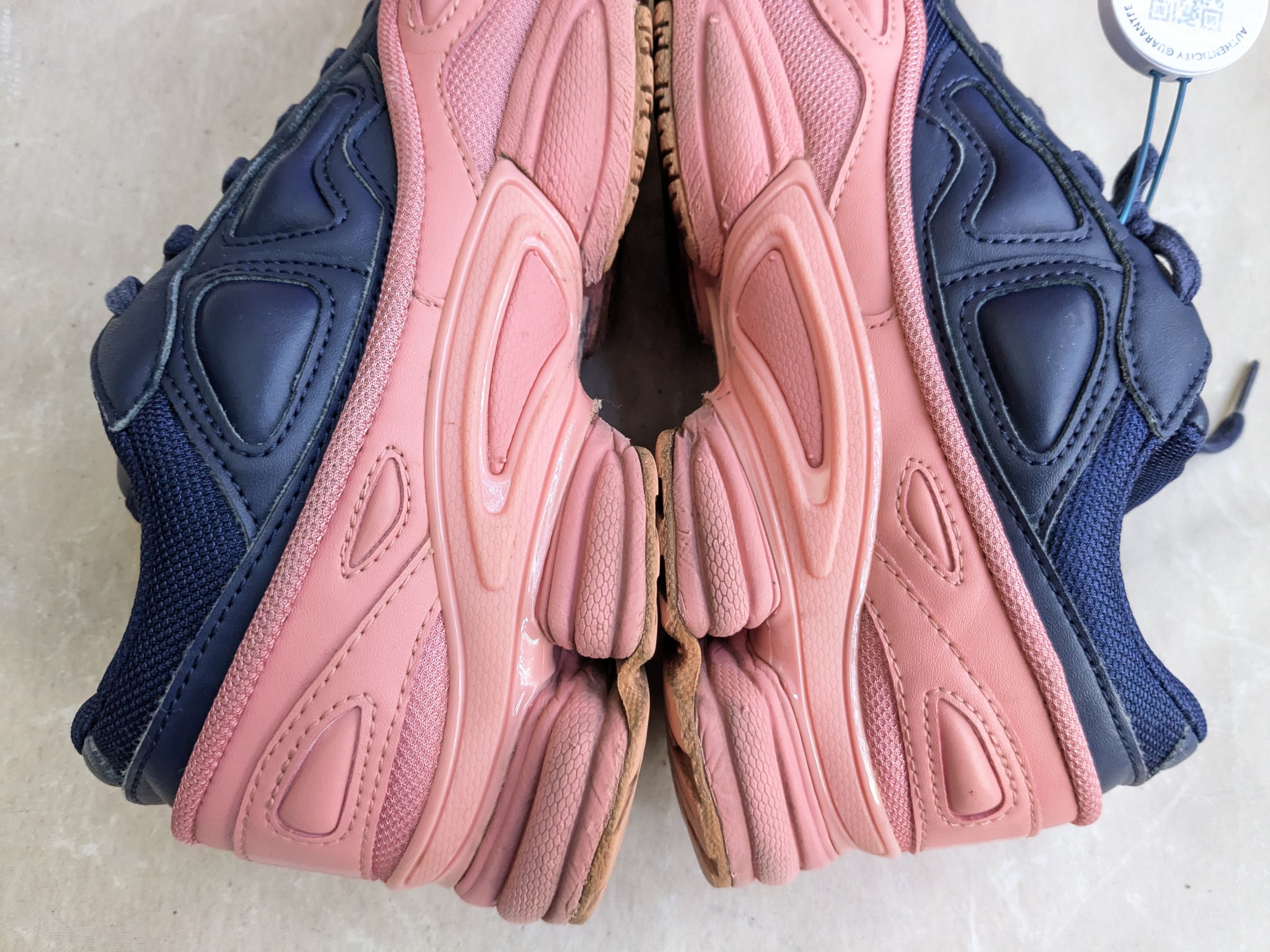 Raf Simons Adidas Raf Simons Ozweego F34268 Blue Pink 8 Size US 8 / EU 41 - 11 Thumbnail