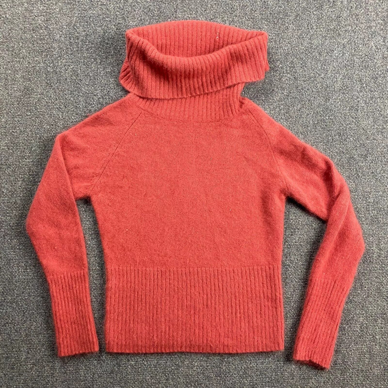 Other Tangents Sweater Women's Large Cowl Neck Angora Lambswool Size L / US 10 / IT 46 - 1 Thumbnail