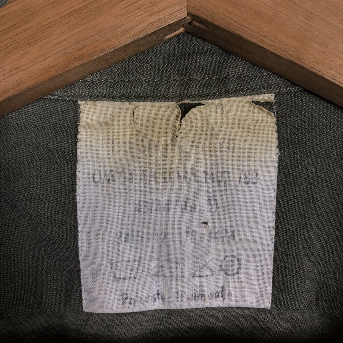 Vintage 🔥50’s True Vintage Military Germany WWII Cargo Jacket Army Size US M / EU 48-50 / 2 - 13 Thumbnail