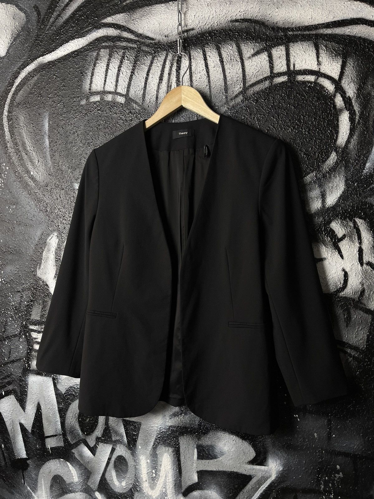 Theory Theory Wool Open Blazer Jacket Women’s Size 10 Size L / US 10 / IT 46 - 1 Thumbnail