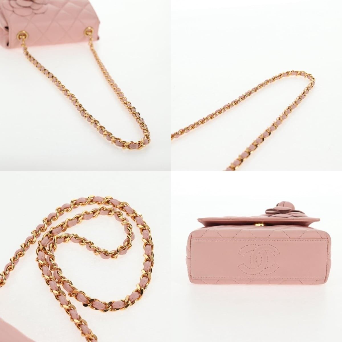 Chanel Chanel Matelasse Camellia Chain Shoulder Bag Size ONE SIZE - 4 Thumbnail