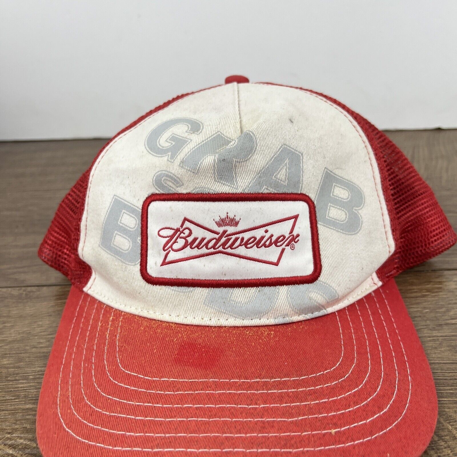 Budweiser Vintage Budweiser Snapback Hat Red Hat Adjustable Adult Size Size ONE SIZE - 6 Thumbnail