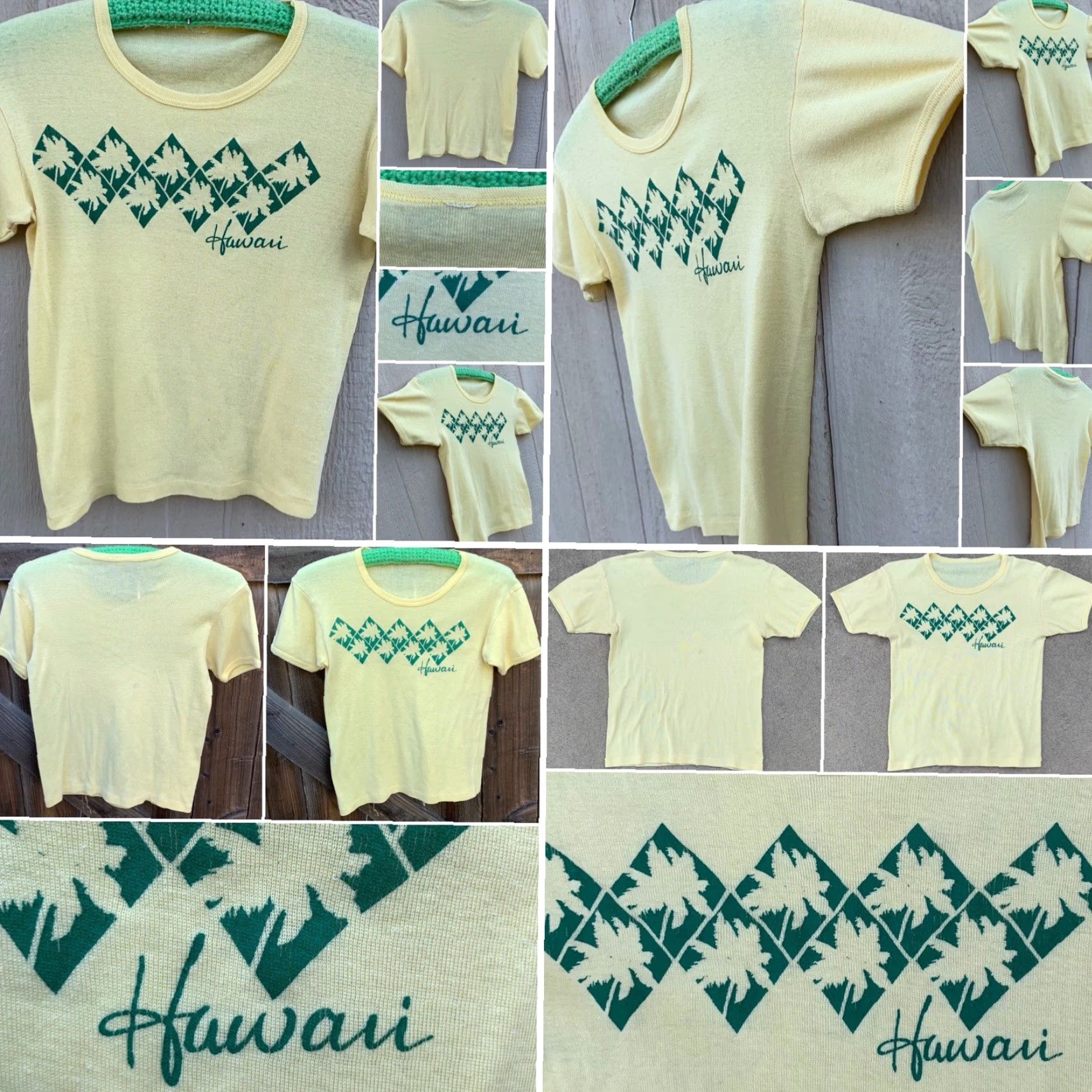 Vintage VINTAGE Hawaii T-Shirt Ladies Style 70s 80s Palm Trees Palms Size M Yellow Graphic Sportswear/Beach Womens Mens Girls? Size M / US 6-8 / IT 42-44 - 4 Thumbnail