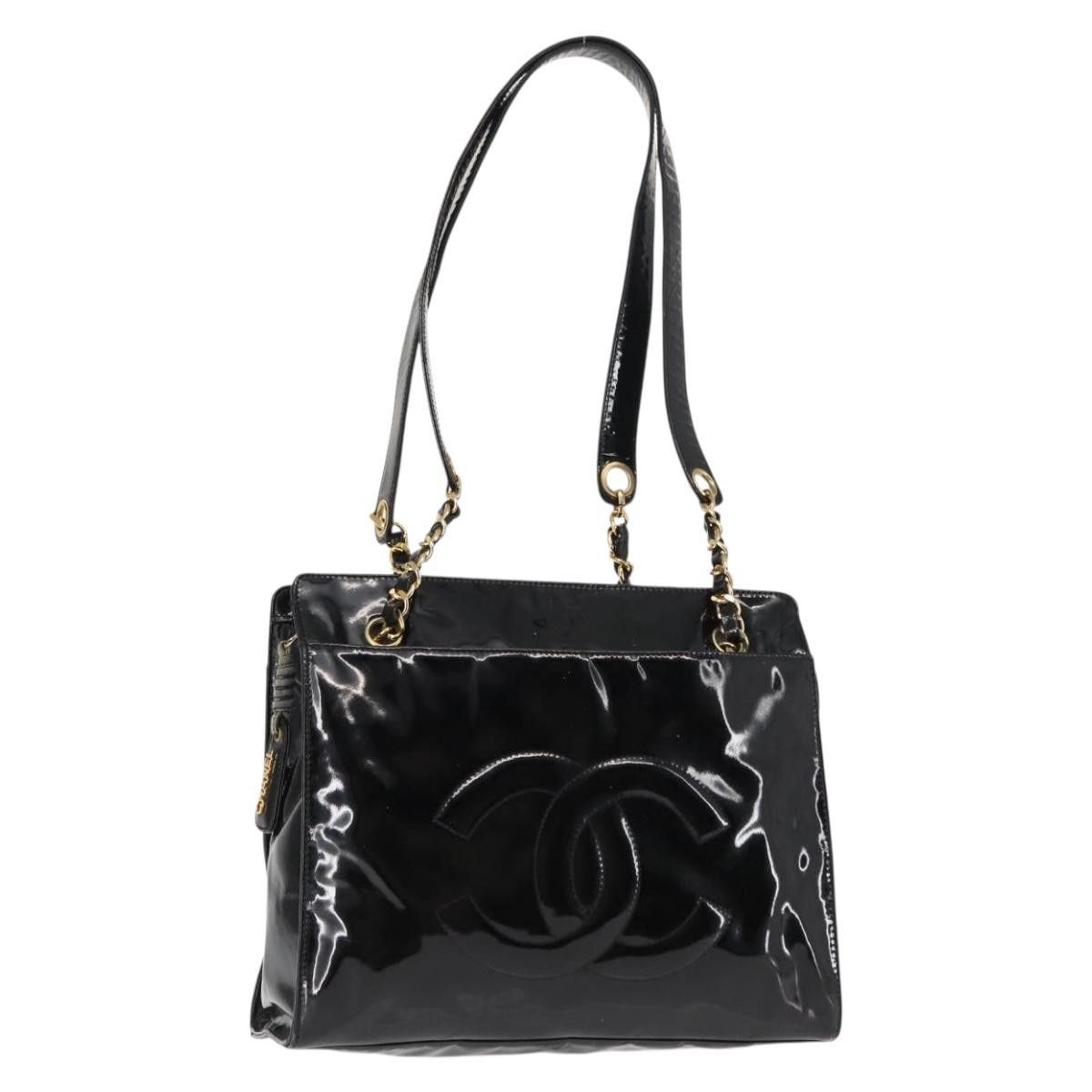 Chanel Chanel Vintage Timeless Zip Tote Patent Leather Size ONE SIZE - 1 Thumbnail