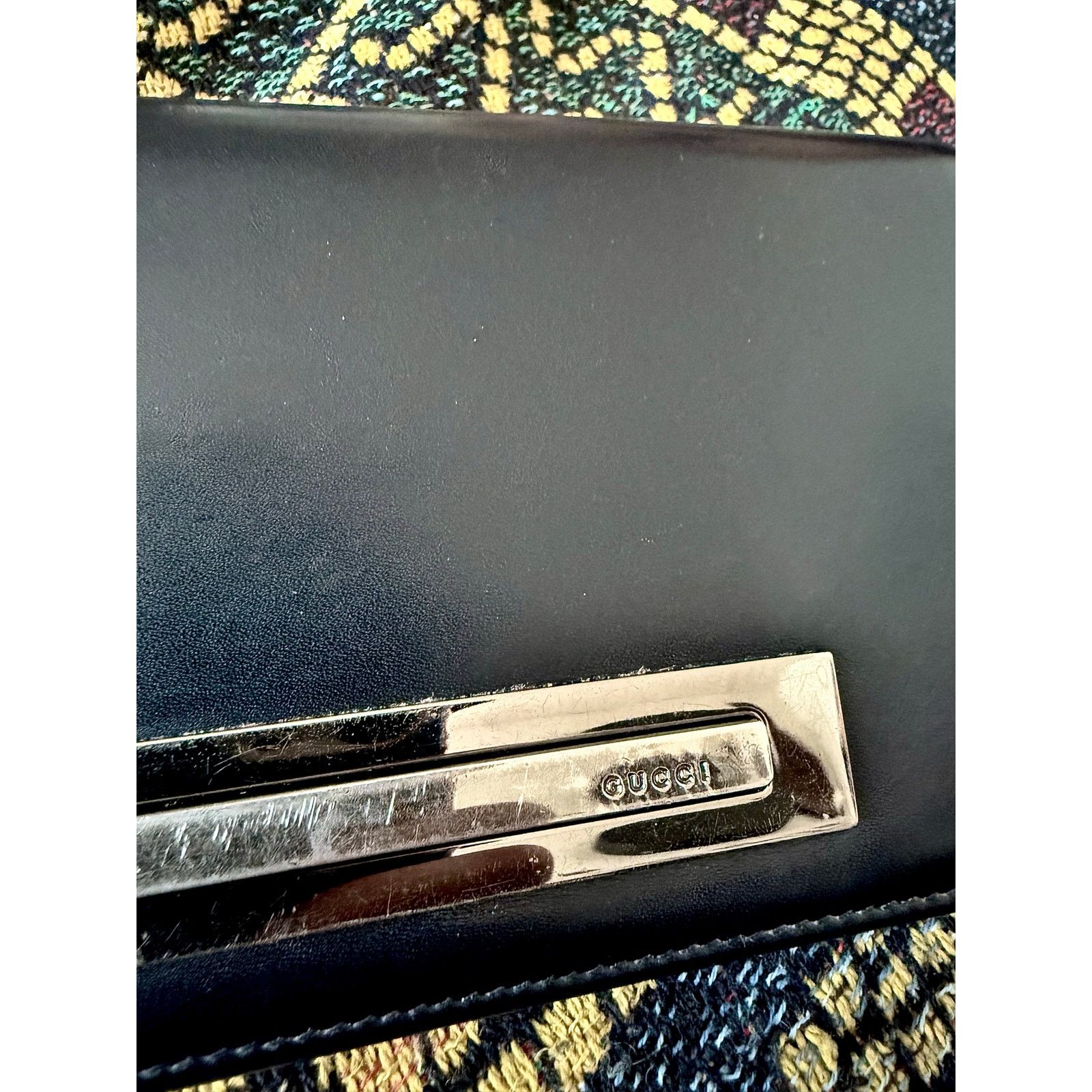 Gucci Vintage Gucci Black Leather Wallet - Used, Good Condition Size ONE SIZE - 1 Thumbnail