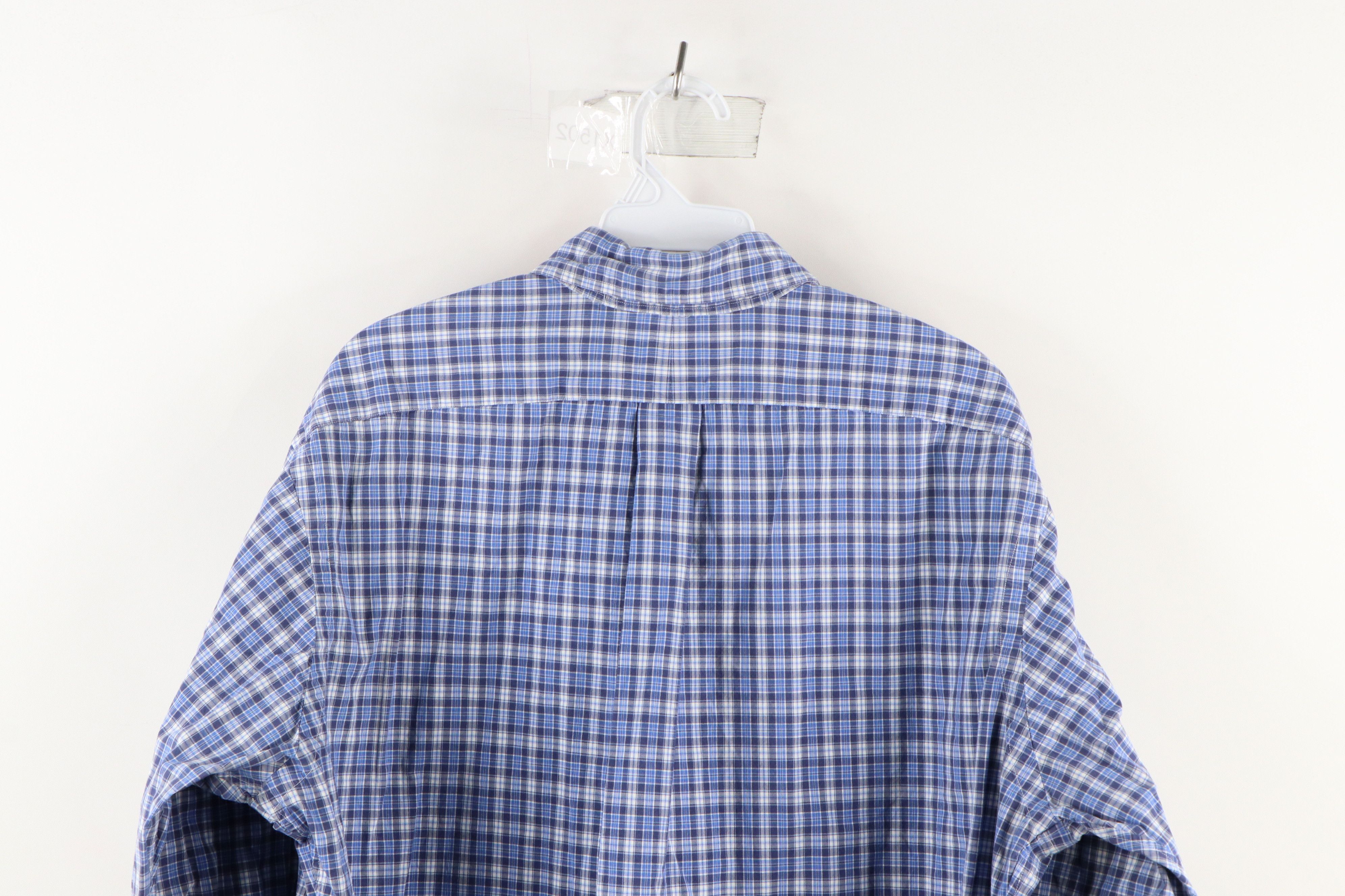 Polo Ralph Lauren Vintage 90s Ralph Lauren Fit Collared Button Down Shirt Blue Size US L / EU 52-54 / 3 - 8 Thumbnail