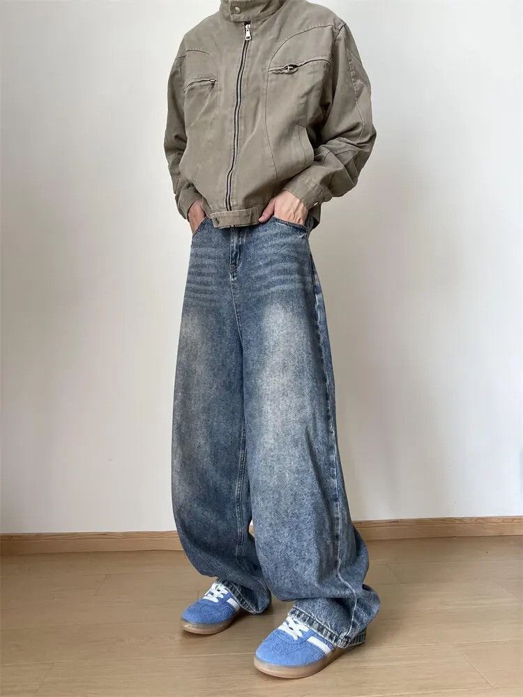 Jean Streetwear Loose Jeans Size US 33 - 2 Thumbnail
