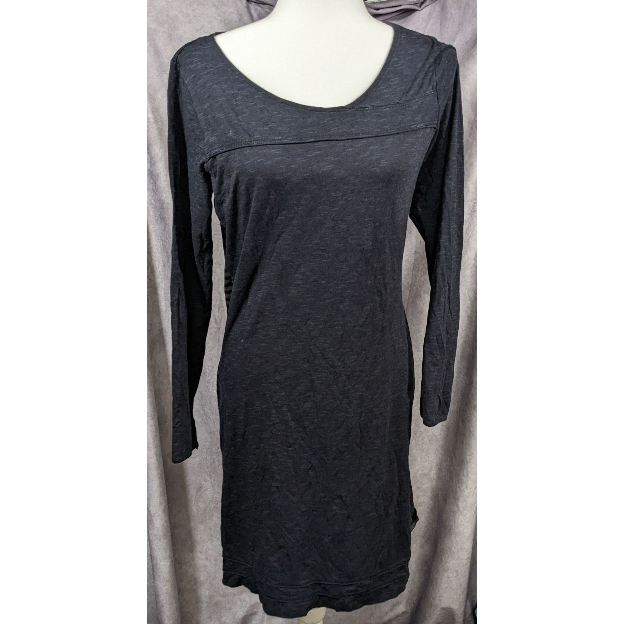 Other Casual Goth Side Striped Long Sleeve Dress by Horny Toad Size M / US 6-8 / IT 42-44 - 5 Thumbnail