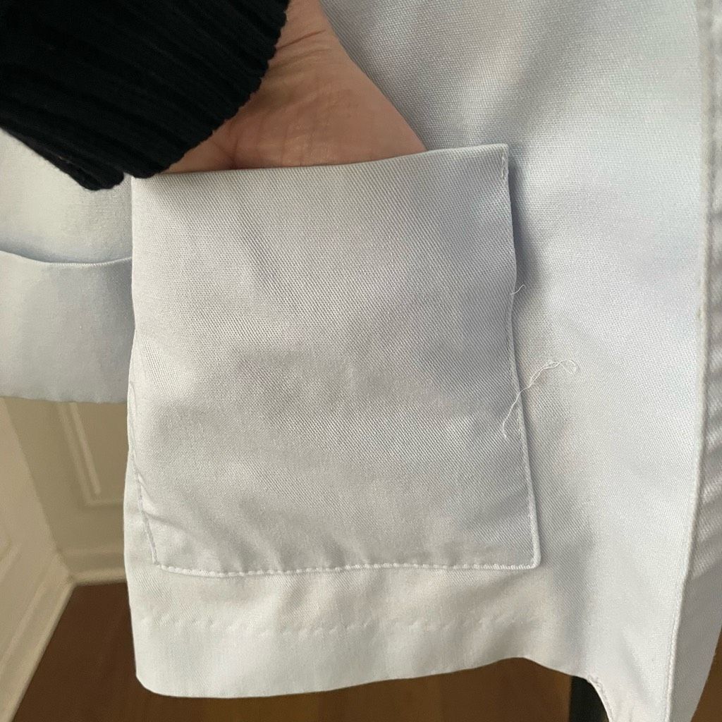 Vintage Vintage 80s Pastel Blue Miami Vice Open Front Blazer L XL Size L / US 10 / IT 46 - 6 Thumbnail