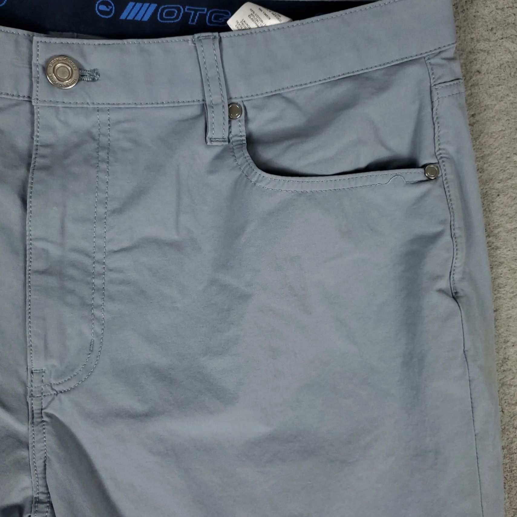 Vineyard Vines Vineyard Vines Jeans Mens 36x30 Gray Stretch 5 Pocket Straight Leg Pants Jeans Size US 36 / EU 52 - 3 Thumbnail