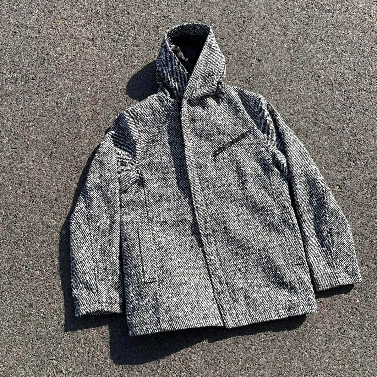 Japanese Brand Growth by Grail Wool Hooded Jacket Size US S / EU 44-46 / 1 - 8 Thumbnail