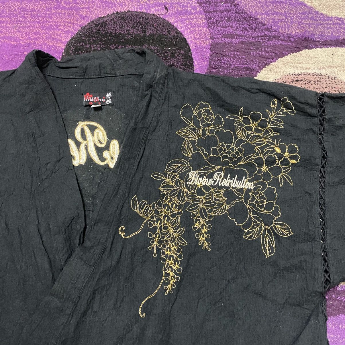 Japanese Brand × Komono × Vintage Vintage Kimono Japanese Divine Retribution Intoxication Size US XXL / EU 58 / 5 - 3 Thumbnail