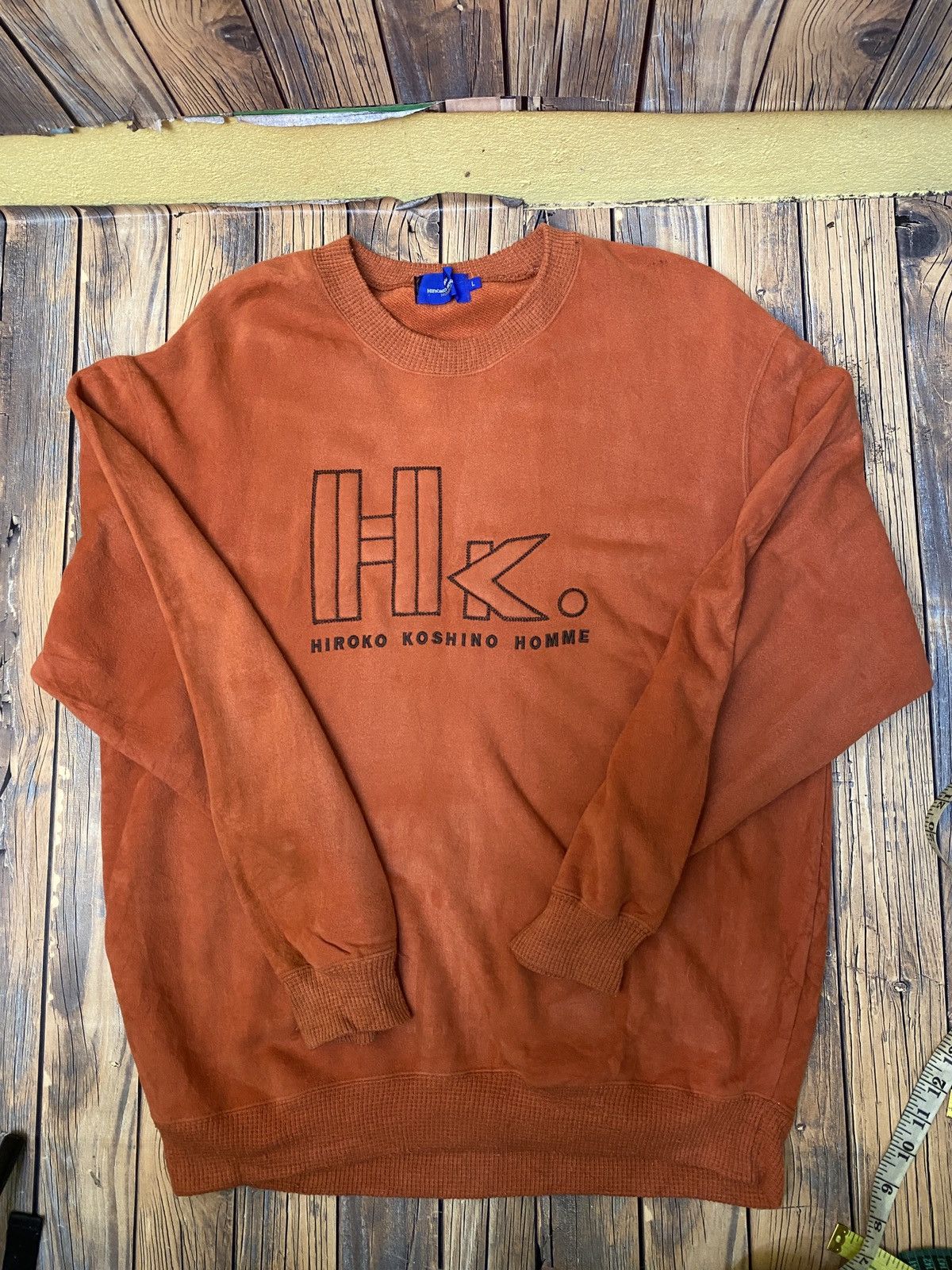Hiroko Koshino Homme × Vintage Vintage hiroko koshino crewneck sweatshirt Size US L / EU 52-54 / 3 - 10 Thumbnail