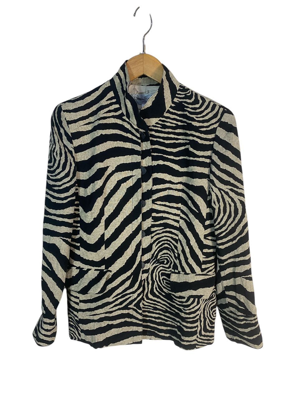 Louis Feraud Louis feraud zebra stripe button up jacket Size M / US 6-8 / IT 42-44 - 1 Thumbnail