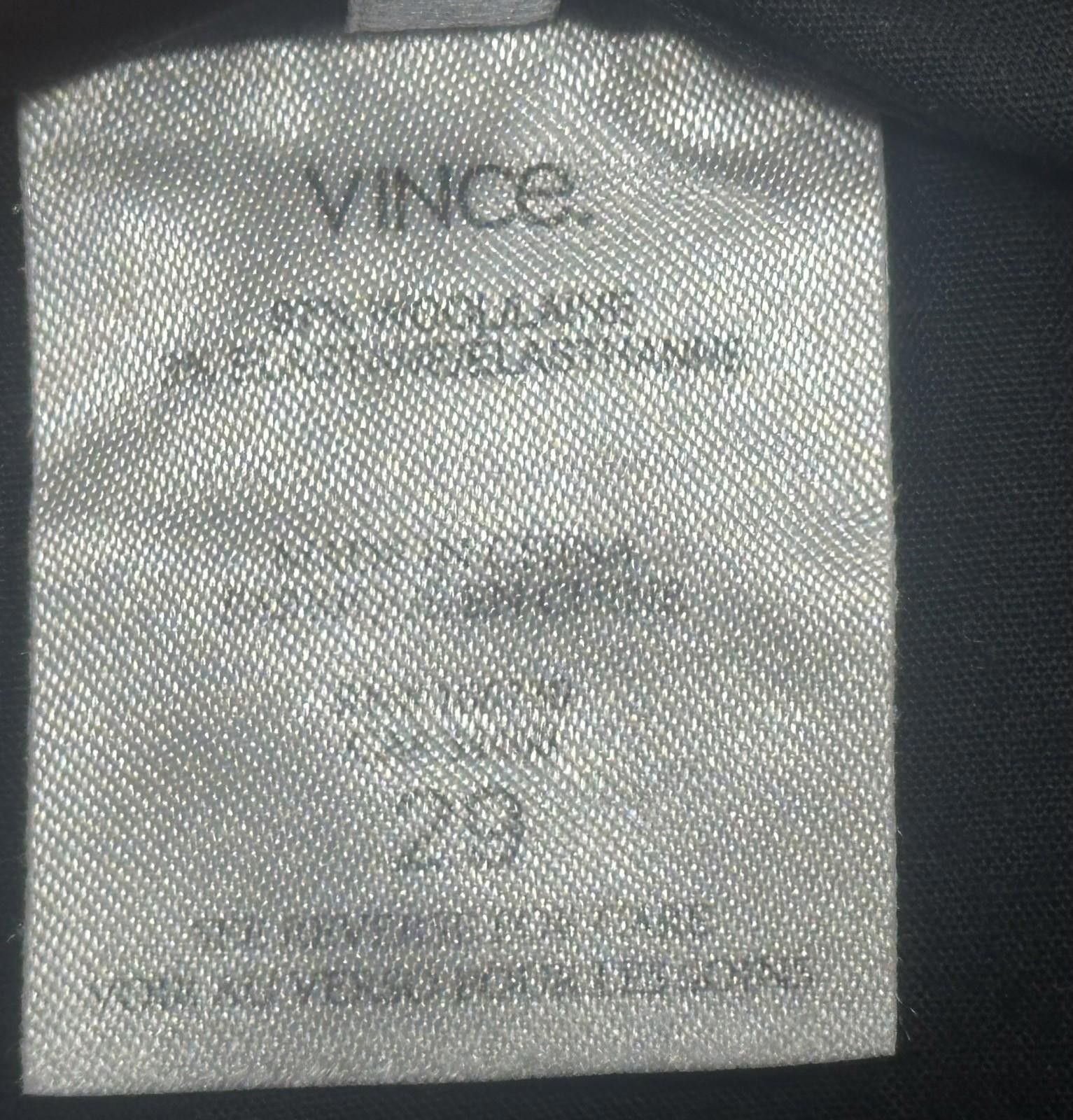 Vince Vince Wool Blend Flat Straight Dress Pants Black Mens 29/29 Size US 29 - 7 Thumbnail