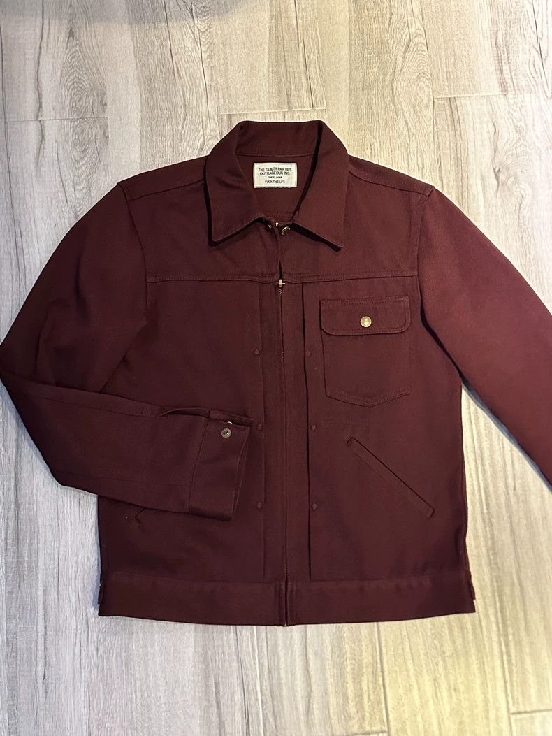 Wacko Maria WACKO MARIA Vintage jacket Dark red hand-embroidered Size US S / EU 44-46 / 1 - 2 Thumbnail