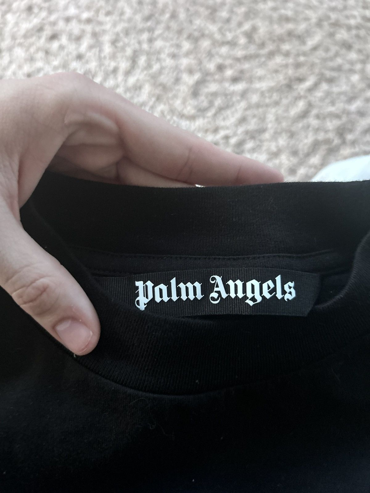 Palm Angels Palm Angels Shark logo tee black size XS Size US XS / EU 42 / 0 - 5 Thumbnail