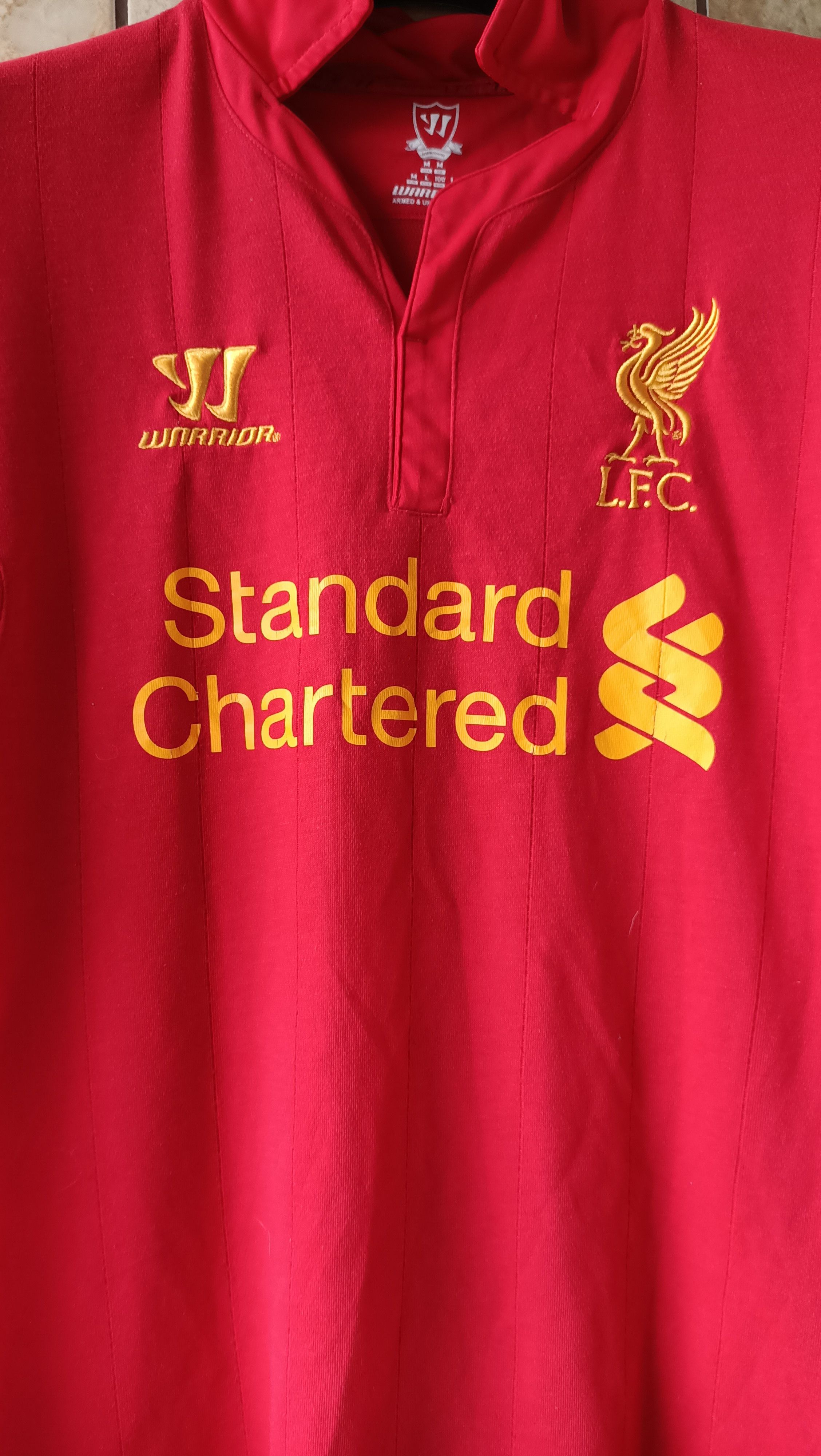 Warrior Vintage Warrior Liverpool 12/13 soccer jersey Size US M / EU 48-50 / 2 - 2 Thumbnail