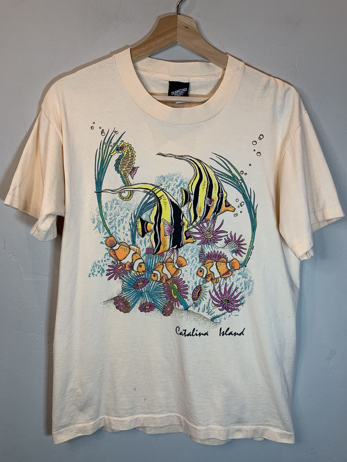 Vintage *RARE* Vintage Catalina Island Aquatic Single Stitch T-Shirt Size US M / EU 48-50 / 2 - 1 Thumbnail