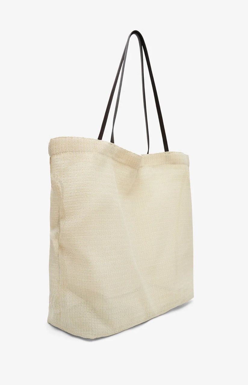 The Row The Row Barn Ivory Mesh Tote Bag Size ONE SIZE - 3 Thumbnail