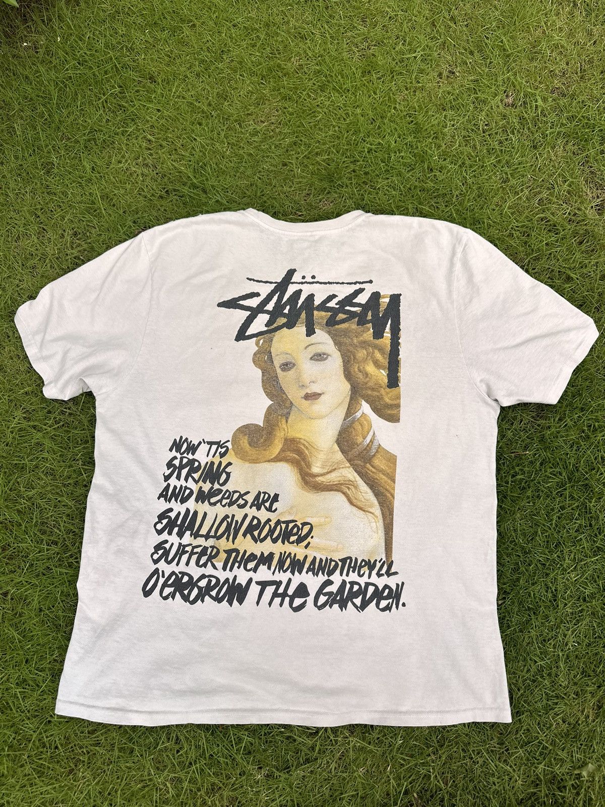 Stussy × Vintage STUSSY VINTAGE BIG LOGO STREETWEAR T-SHIRT Size US L / EU 52-54 / 3 - 8 Thumbnail