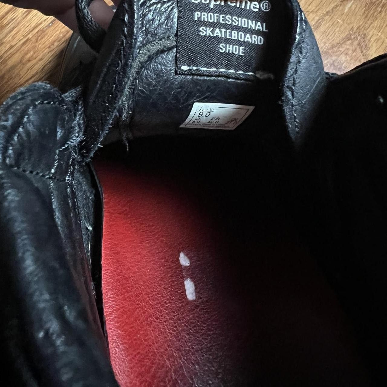 Supreme × Vans Supreme Vans Sk8-Mid Crocodile spray painted black blackout Size US 9 / EU 42 - 8 Thumbnail