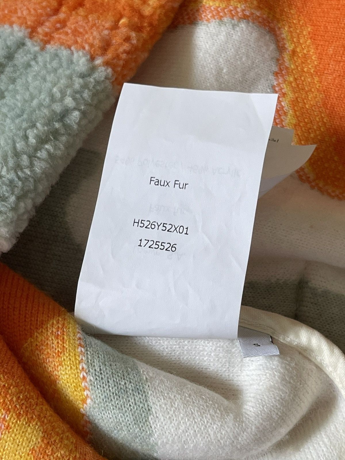 Loewe Loewe Silicone Melange Fleece Jacket Green/Orange Sz. S Size US S / EU 44-46 / 1 - 15 Thumbnail
