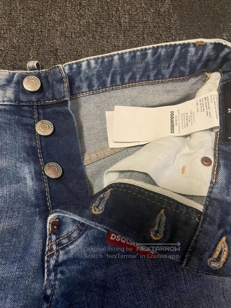 Dsquared2 DSquared2 Slim Fit Stretch Denim Jeans. Size US 44 / EU 60 - 5 Thumbnail
