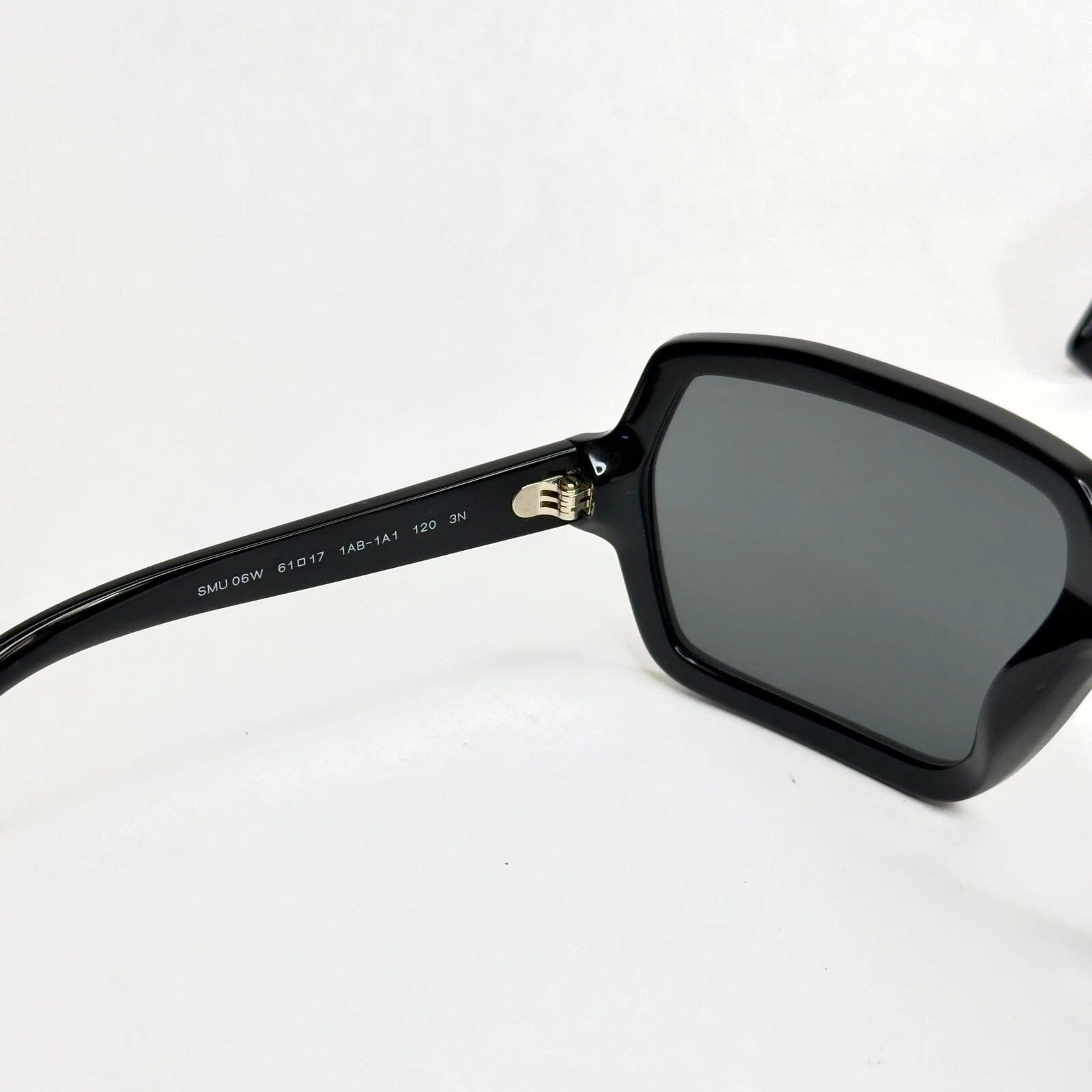 Miu Miu MIU MIU CORE MU06WS Black Geometric Square Fashion 06W Size ONE SIZE - 2 Thumbnail