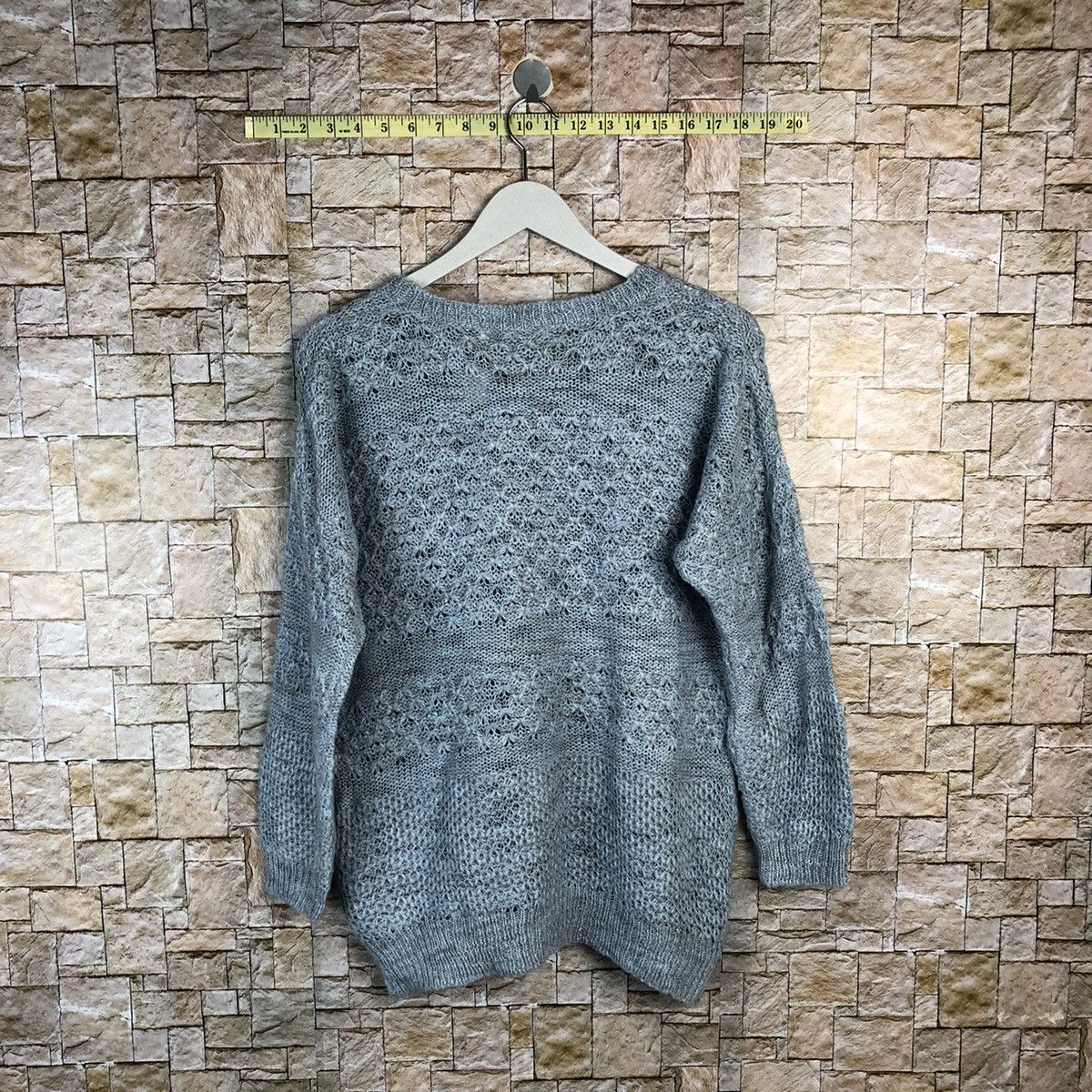 Homespun Knitwear × Japanese Brand × Vintage Ikka Blue Knitwear vintage japan #A866 Size L / US 10 / IT 46 - 12 Thumbnail