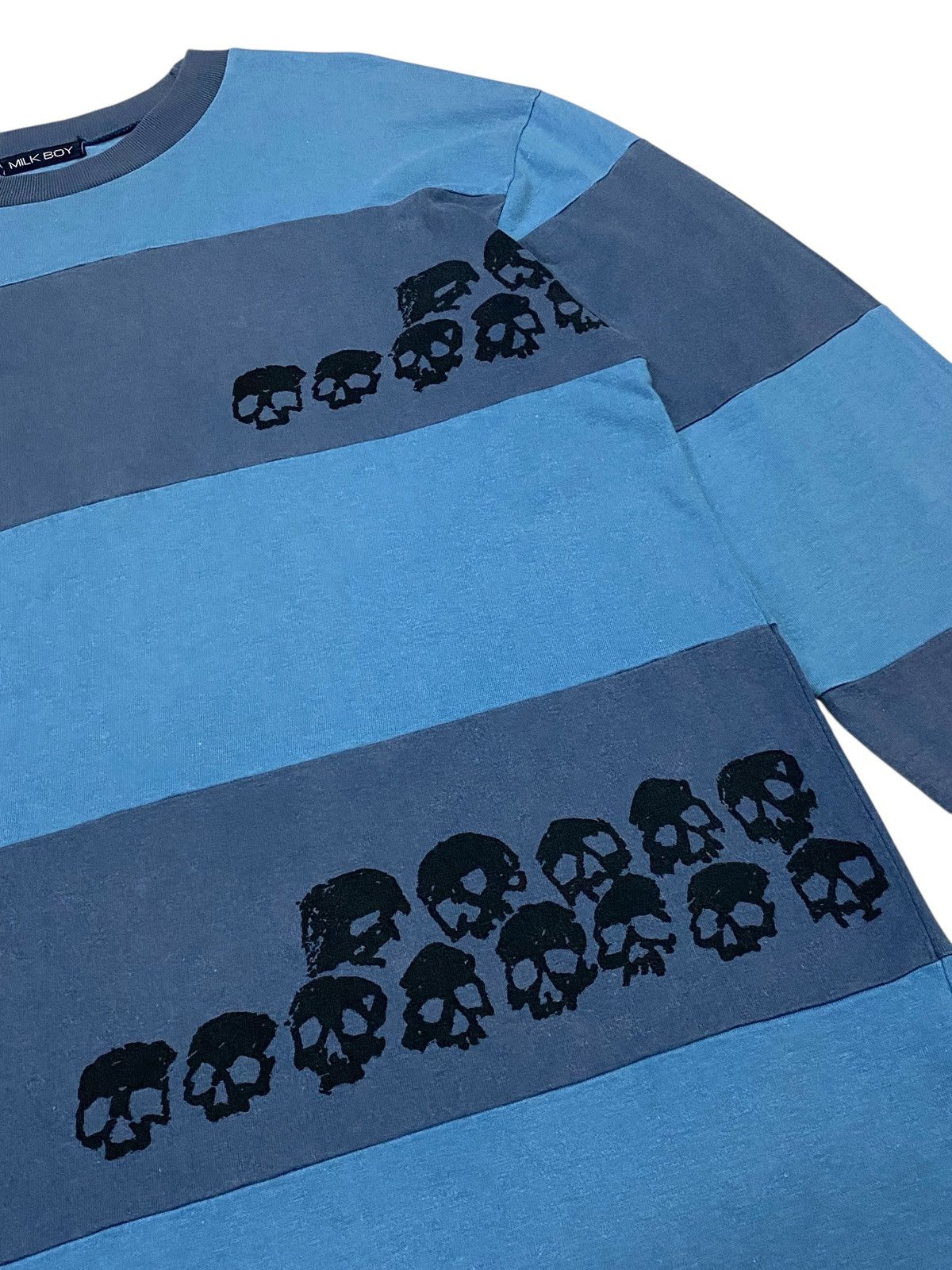 Beauty Beast × Japanese Brand Vintage “Milk Boy” Skull Long Sleeve T-Shirt Size US M / EU 48-50 / 2 - 7 Thumbnail