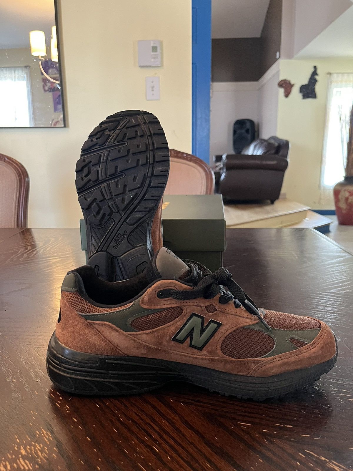 Aime Leon Dore × New Balance (Authentic) New Balance 993 Aime Leon Doré Brown Size US 9.5 / EU 42-43 - 6 Thumbnail