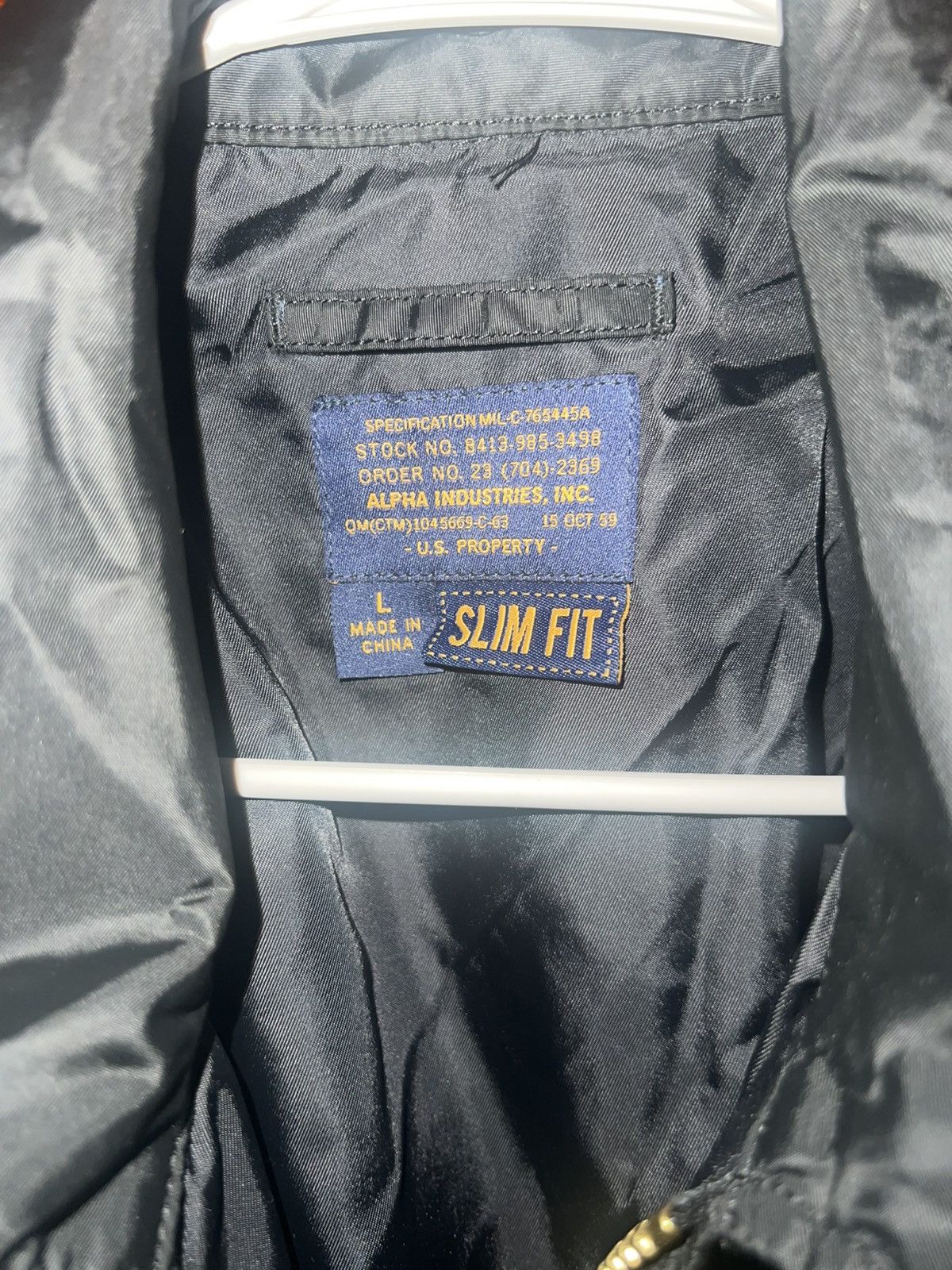 Alpha Industries Alpha Industries Bomber Size US L / EU 52-54 / 3 - 2 Thumbnail