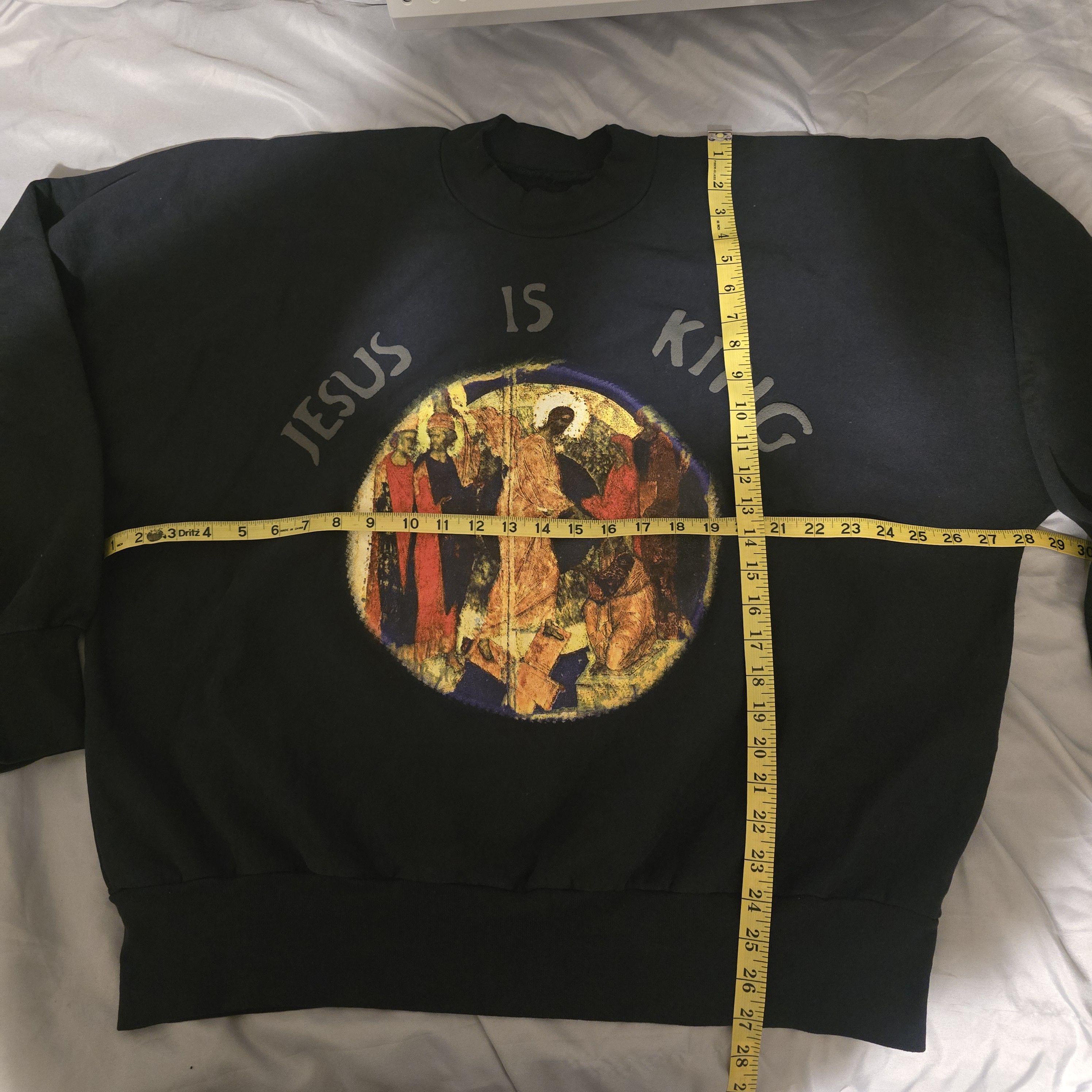 Kanye West Kanye West Jesus Is King Painting Crewneck Navy XL Size US XL / EU 56 / 4 - 4 Thumbnail